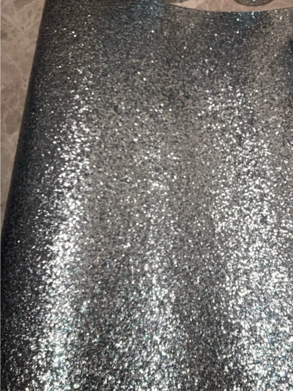 N/A silver sequin